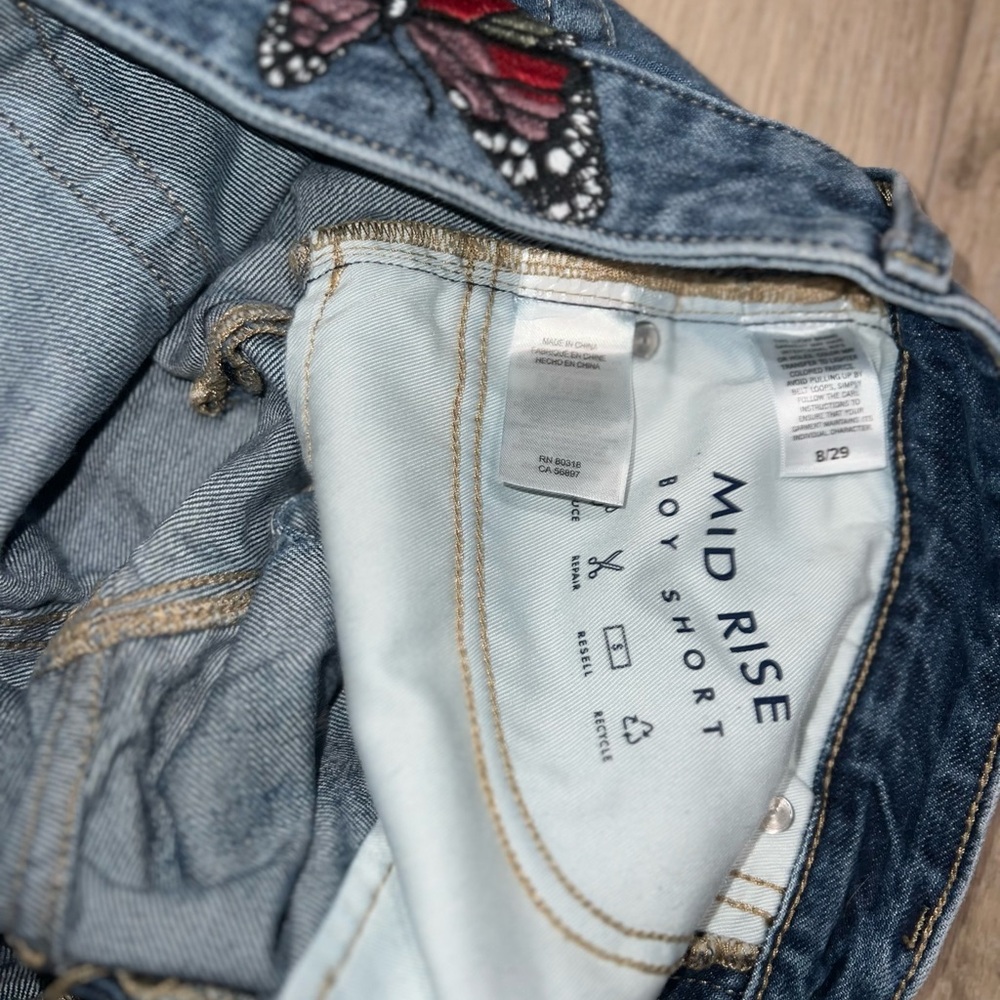 Lucky Brand Butterfly Mid Rise Boy Short - Picture 5 of 7